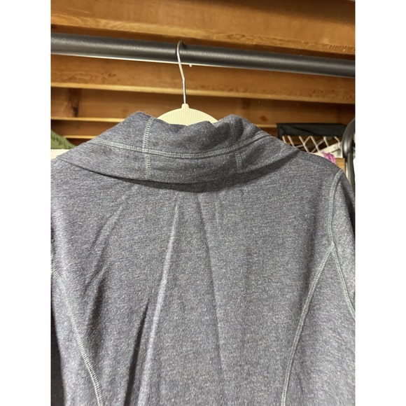 Free Country Denim Blue Snap Collar Jacket Button Front Pockets Textured - Picture 12 of 16